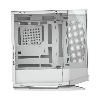 Cougar FV270 RGB Blanco SemiTorre Cristal Curvado templado y Cougar FV270 RGB Blanco SemiTorre Cristal Curvado templado y