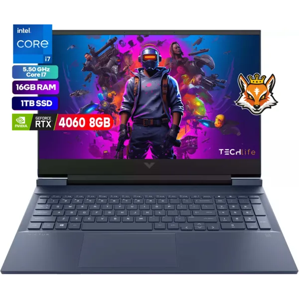 HP Victus Gaming 15-FA1030NS Intel Core i7-13620H 16GB 1TB RTX 4060 8GB 15.6" 144Hz Azul FreeDOS