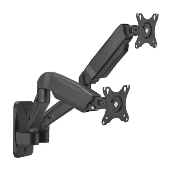Aisens Soporte de Pared Pro Contrapeso Giratorio e Inclinable para Monitor/TV 2 Brazos 9Kg 17-32" Ne 