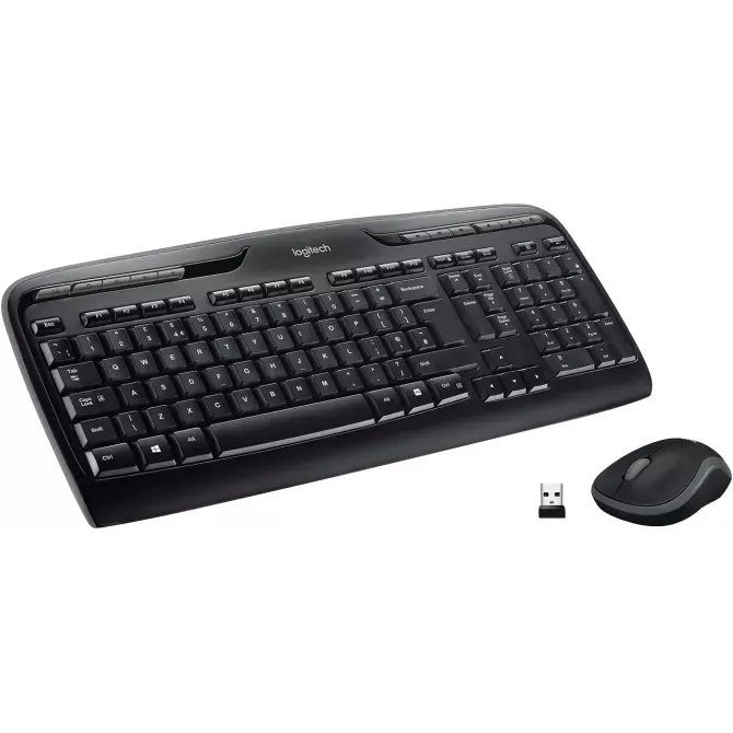 Logitech MK330 Wireless Combo Teclado + Ratón Negros