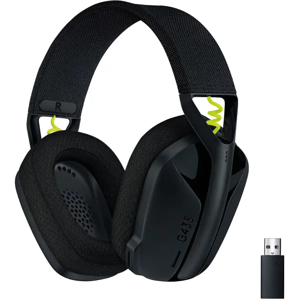 Logitech G435 LIGHTSPEED Auriculares Gaming Inalámbricos Negros 