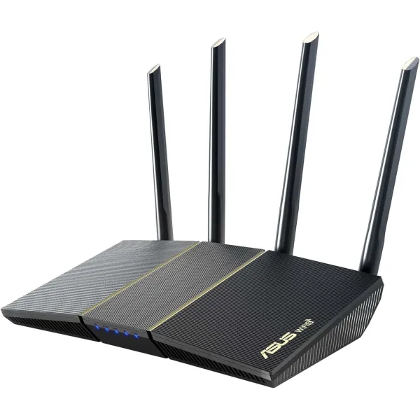 ASUS RT-AX57 Router Inalámbrico Wifi 6 Gigabit Ethernet Doble Banda MU-MIMO