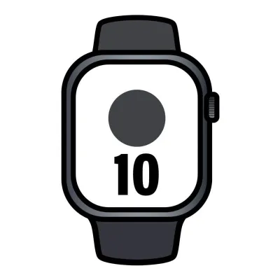 Apple Watch Series 10 GPS 42mm Caja Aluminio Negro Azabache con Apple Watch Series 10 GPS 42mm Caja Aluminio Negro Azabache con