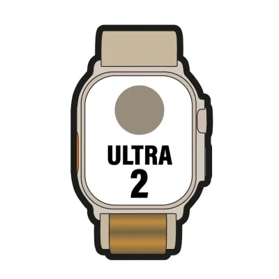 Apple Watch Ultra 2 GPS + Cellular 49mm Caja Natural Titanio Apple Watch Ultra 2 GPS + Cellular 49mm Caja Natural Titanio