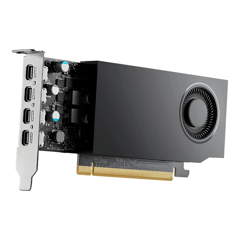 PNY RTX A1000, 8 GB GDDR6, 4x mDP