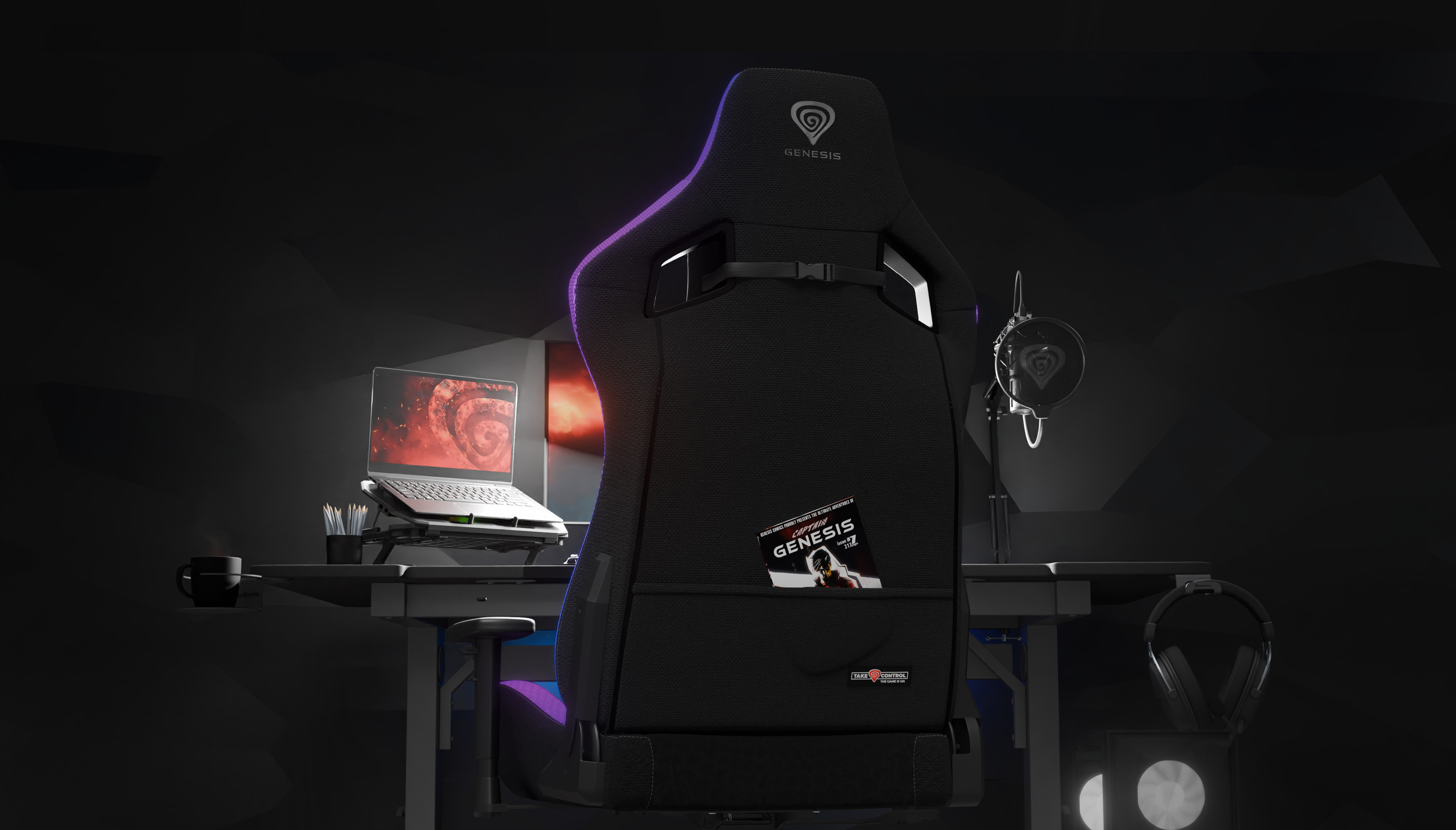 Genesis Trit 660 RGB Negro/Gris