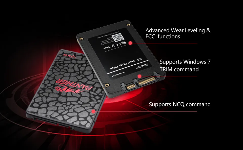 Apacer SSD 2.5" SATAIII AS350 PANTHER, 512GB - AP512GAS350-1