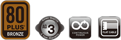 80 PLUS® BRONZE