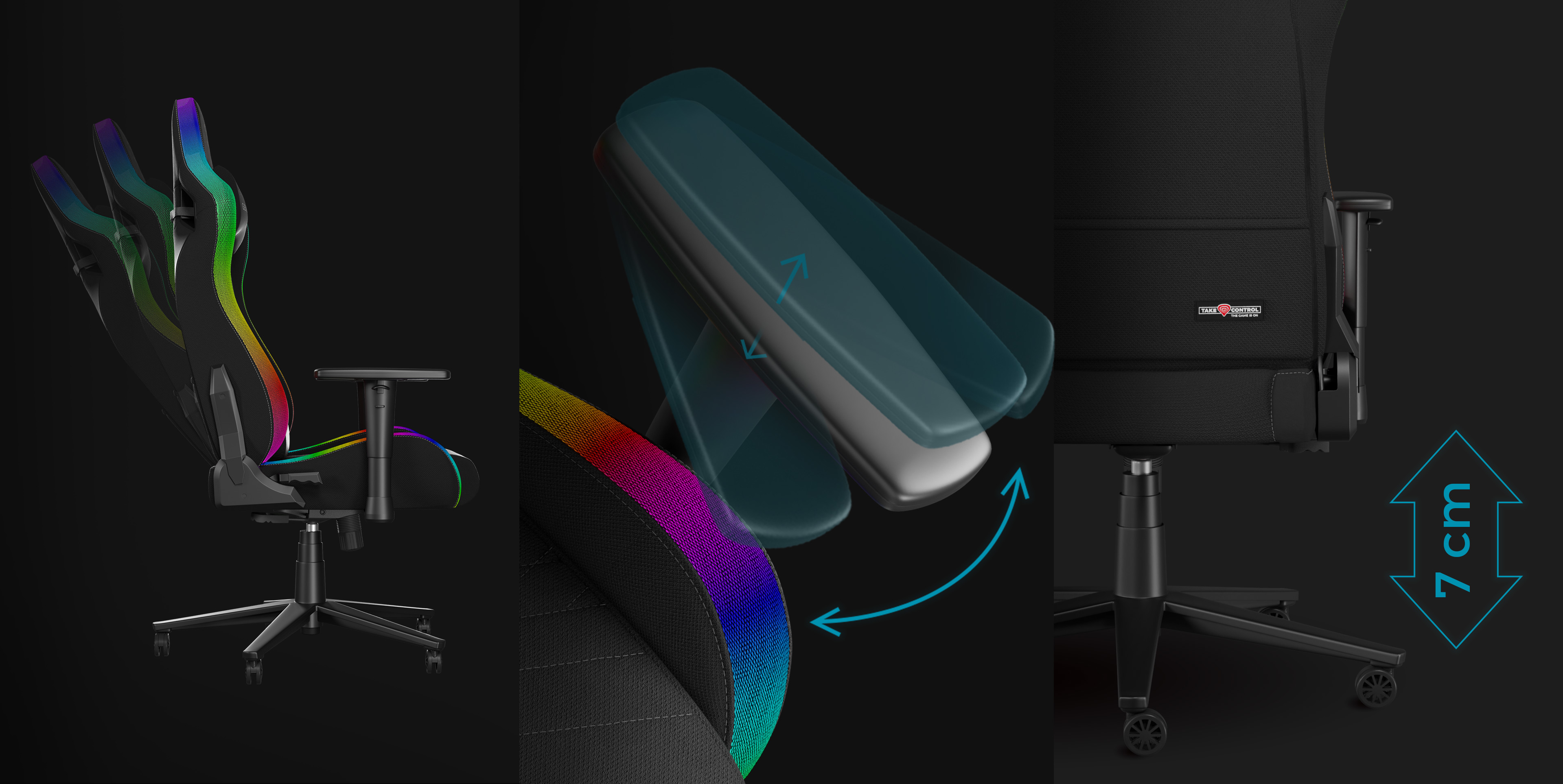 Genesis Trit 660 RGB Negro/Gris